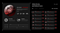 design FUI Interface planet Space  UI ux ux/ui
