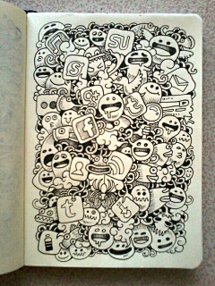 ♥炫彩堂手绘墙♥采集到黑白插画