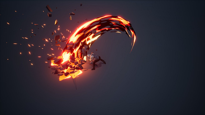 刀光特效, 林 刘 : UE4刀光特效