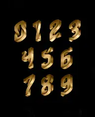 金属数字灵感图 4