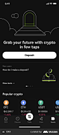 在 OKX (ios) 屏幕上切换到深色模式 8