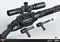 Call of Duty Black Ops 4 - Outlaw, Will Huang : I concepted the Outlaw in Zbrush 2018 and rendered using Keyshot.  It's a sniper rifle, it's a revolver, get over it.  The telescopic bolt chambers a round from the 6 sniper into the barrel.  After firing an