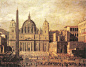 圣彼得大教堂：圣彼得大殿于1630年完工不久的样貌（Viviano Codazzi 画）