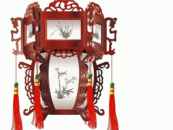 洛阳宫灯-花瓣网