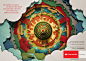 Santander / Christmas Tree : Print campaign for promote the giant Christmas Tree in São Paulo and Rio de Janeiro made by Santander Bank