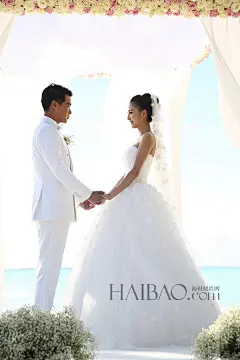 女神高圆圆今日台北大婚：从欧美到华语盘点2014国内外明星婚礼，回顾精彩的大婚之年！_明星婚纱照_明星婚纱照_海报时尚网