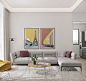 Colouring a Happy Modern Home In The UAE : A warm and welcoming family home with colourful accent decor. Featuring inspiration for colourful lounge spaces, shared kids' rooms, and colourful bathrooms.