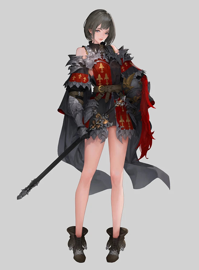 “韩国”画师 WonJo Jung 画作—— #女战士#女剑士#皇家剑客#女刺客#（画师 WonJo Jung / HEX）-花瓣网