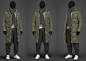 Marvelous Designer Clothing-Long Down Coat