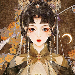 雨探花采集到古风女头像