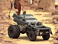 Mad Max Cars : Mad Max Car close up@美工云#c3d设计欣赏##3D大图高清图#