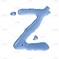 水滴字母Z
