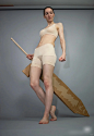 西方女性动态绘画素材 - 小红书
