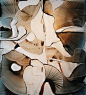 Roi James ~ Choreography 3, 2012 (oil): 