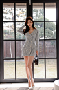 ▼SonYoonJoo▲201228图片_TN更新【苔原寒冬单调灰彩麻纹西装裙】