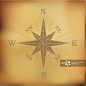 Compass Rose Ancient_创意图片