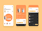 Snack-shopping App icon shopping app shopping minimal choice design card ux app ui clean add to cart