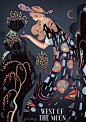 其中包括图片：Graphic and Fantasy | Illustration by Yixin Zeng