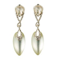 Ophelia Gold Jeweled Post Earring::Earrings::Lucite::Collections::Alexis Bittar