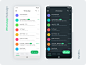 WhatsApp, but better. amoled black rounded new communication text message clean modern white light dark theme rshbfn md2 material app redesign whatsapp