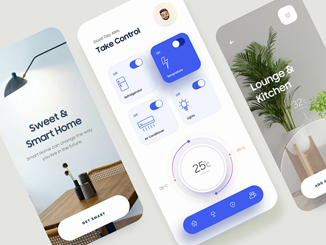 开启舒适生活！12组智能家居APP设计 ...