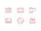 Photo Stuff : Sometimes icon design seems like font design. You just create same symbols time after time using different style (: