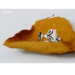 YUKI925银饰品 复古泰银狐狸银戒指 女生尾戒 韩版食指戒夜店配饰-tmall.com天猫