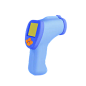 Temperature Gun 3D Illustration