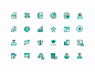 UKG Icons branding design geometric icon iconography line pictogram ui vector
