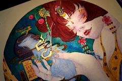 良田微子采集到个性插画