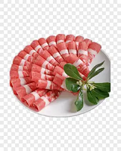 火锅肉片美食  