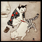 Horitomo Tattooed Cats