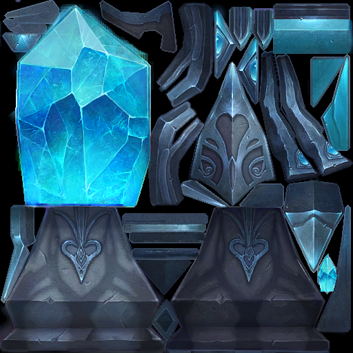 水晶、金属、岩石