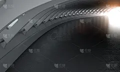 展厅汽车现代混凝土背景舞台