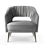 STOLA ARMCHAIR Carlyle Collective: 