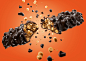 3D bar blender CGI chocolate crisp Food  protein