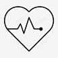 呼吸心脏健康医疗图标 页面网页 平面电商 创意素材