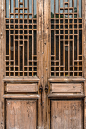 中国传统的木门