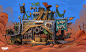 Crash Bandicoot 4 - Concept Art - Wastelands