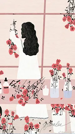 #偷壁纸的人#「一周壁纸 | 悠长假期」人生不如意的时候，是上帝给的长假，这个时候就应该好好享受假期。当突然有一天假期结束，时来运转，人生才真正开始了。插画：Lylean Lee 无水印图戳：O一周壁纸 | 悠长假期（来自@MONO猫弄 /小站 偷壁纸的人 ） ​​​​