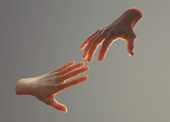 Hands study, Assel K...