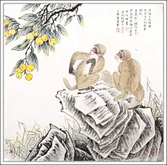 兜底儿网画家张永权生肖猴作品赏析四 - 兜底动态 - 兜底儿网