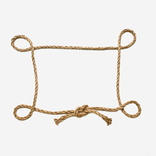绳子特色边框png免抠素材新图网