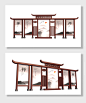 传统中式户外宣传栏