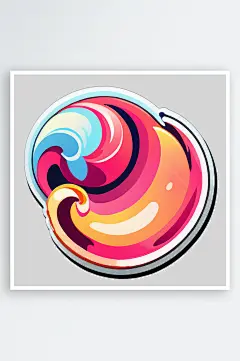 梦幻迷人的海螺贴图插画创作-众图网