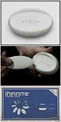 Aric Norine设计的这款叠加香皂上面是凹进去的,和凸出来的普通香皂正好相反,当肥皂快用完的时候,只需将剩余的小块肥皂填入到新香皂的凹槽里面,然后小块香皂就可以和新的香皂融为一体,变成一块完整的香皂. http://t.cn/zYU37s7 (←视频播放)
