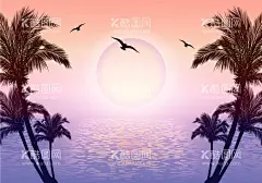 卡通日落大海背景  - 源文件下载【酷图网】蓝天大海背景,蓝天白云,卡通大海,蓝天海洋,大海背景,海平面,卡通大海背景,插画,卡通,海报背景,展板背景,风景,夏季,夏日,夏天,海天一色,夏天背景,夏季背景,旅游,度假,海报,大海,夏,天空,美景,背景,海滩,夏日插画,夏天插画,清新,素材,云朵,夏天风景,海水,矢量,日落,日出,椰子树,海鸥