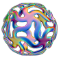 高清未来科幻机能全息镭射3D立体金属几何png免抠PS图片素材 6357-淘宝网