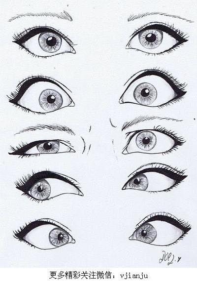 漫画手绘教程 眼睛
