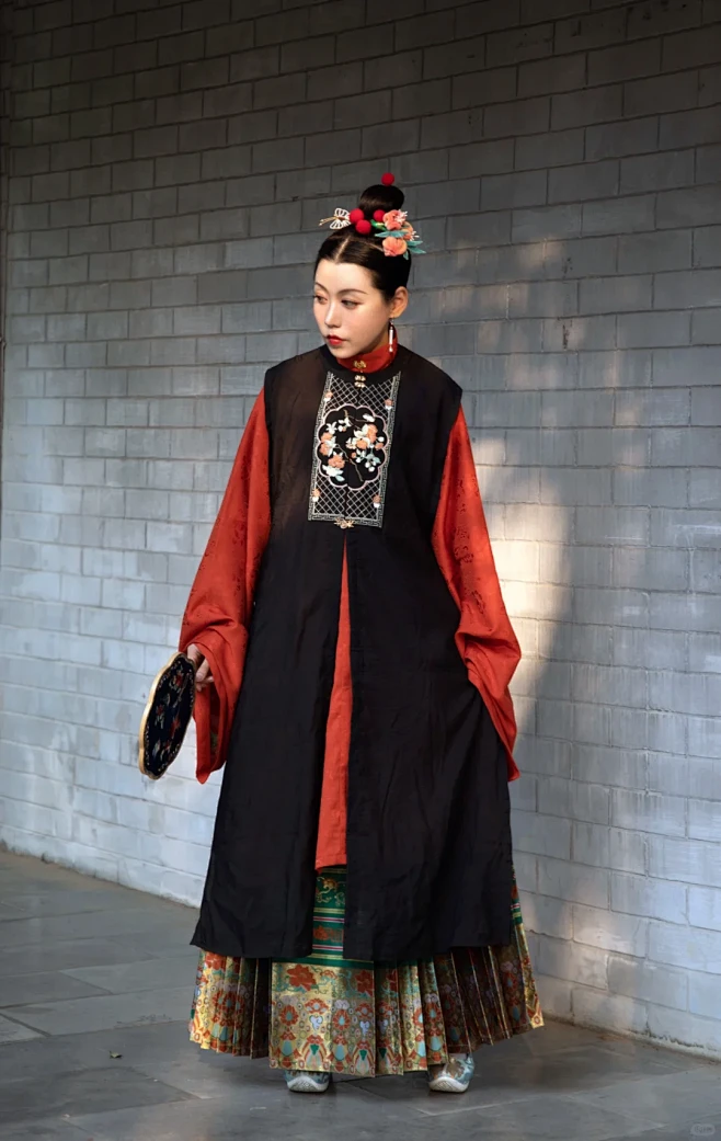 仿乾隆汉女长比甲的尺码建议